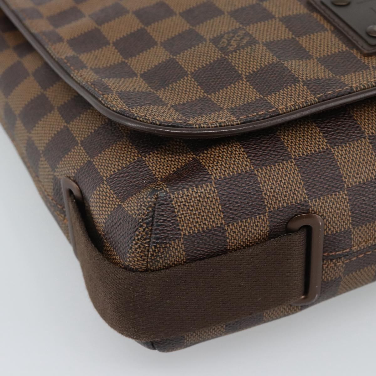 Louis Vuitton Brooklyn Damier Ebene Brown Canvas Shoulder Bag Bag (Pre-Owned)
