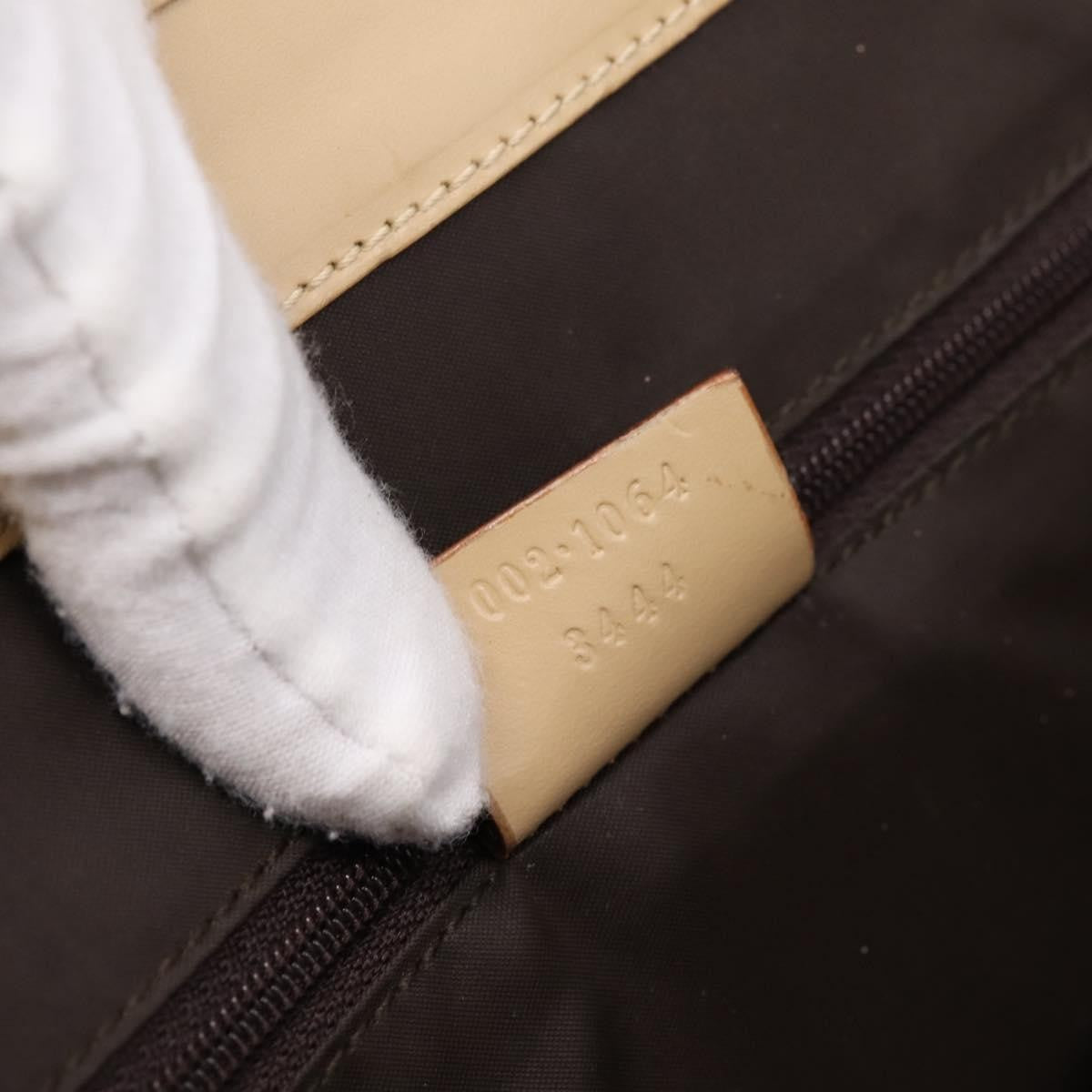 Gucci Jackie Leather Beige Leather Tote Bag Bag (Pre-Owned)