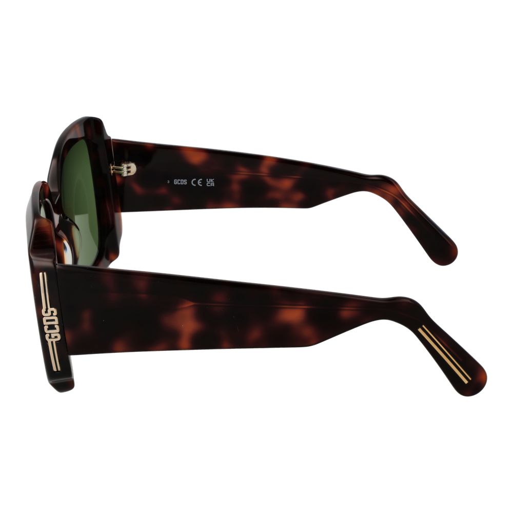 GCDS Brown Plastic  Sunglasses