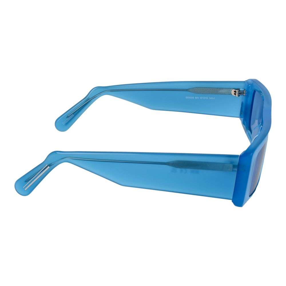 GCDS Blue Plastic  Sunglasses