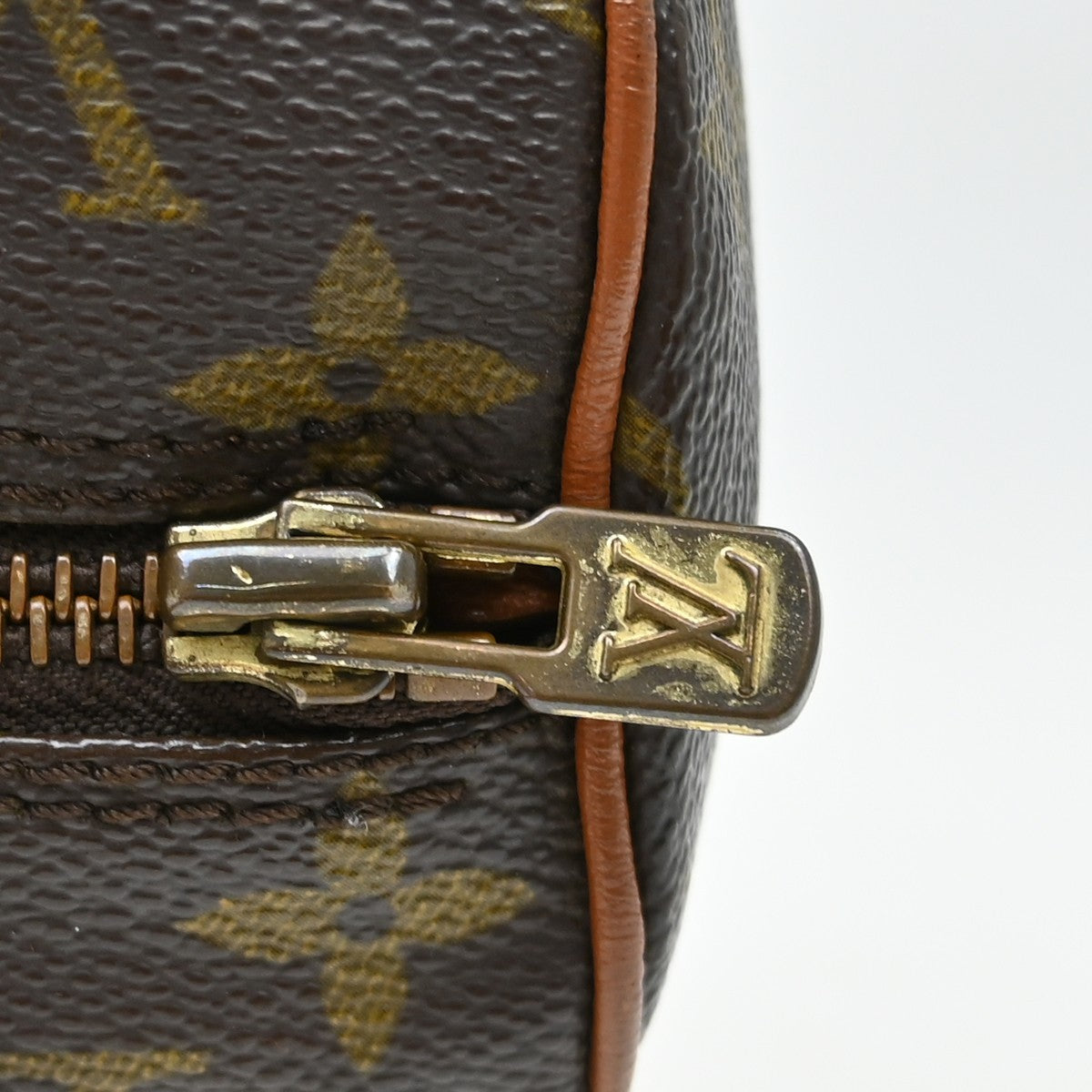 Louis Vuitton Papillon Monogram Canvas Brown Canvas Handbag (Pre-Owned)