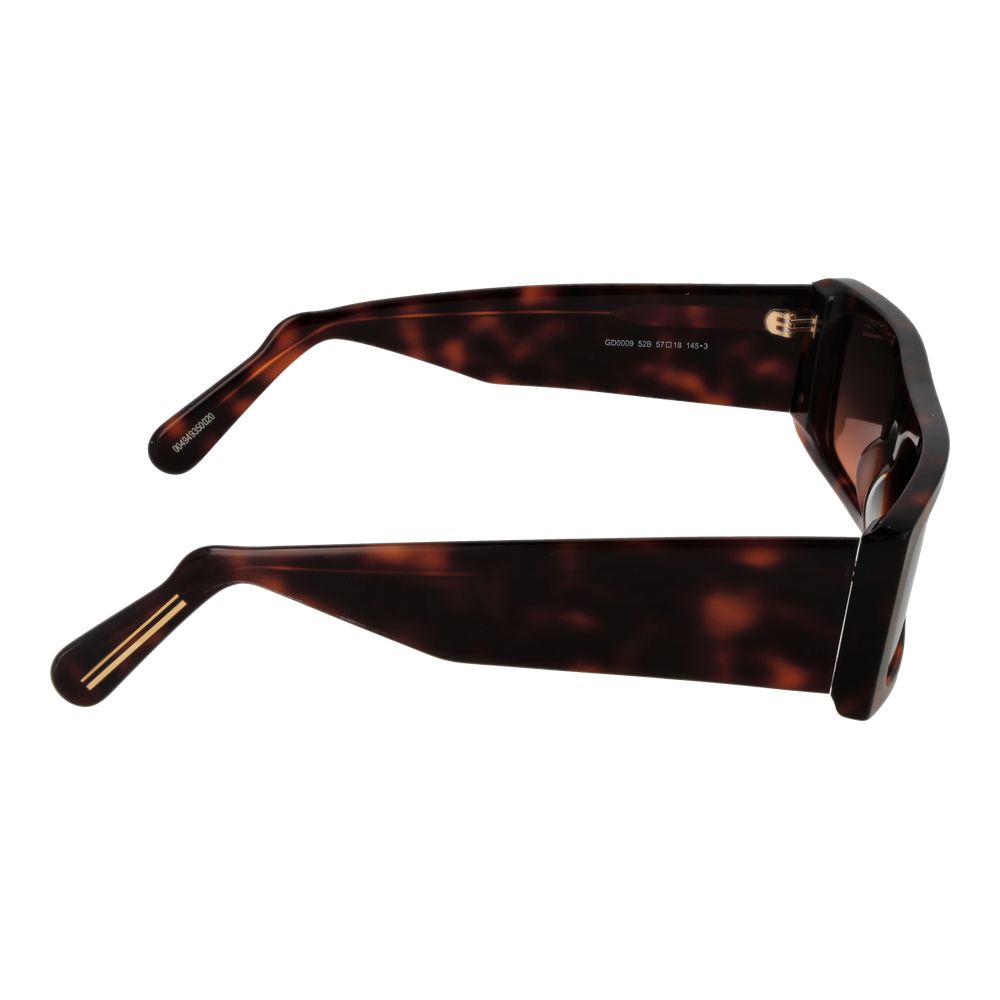 GCDS Brown Acetate  Sunglasses