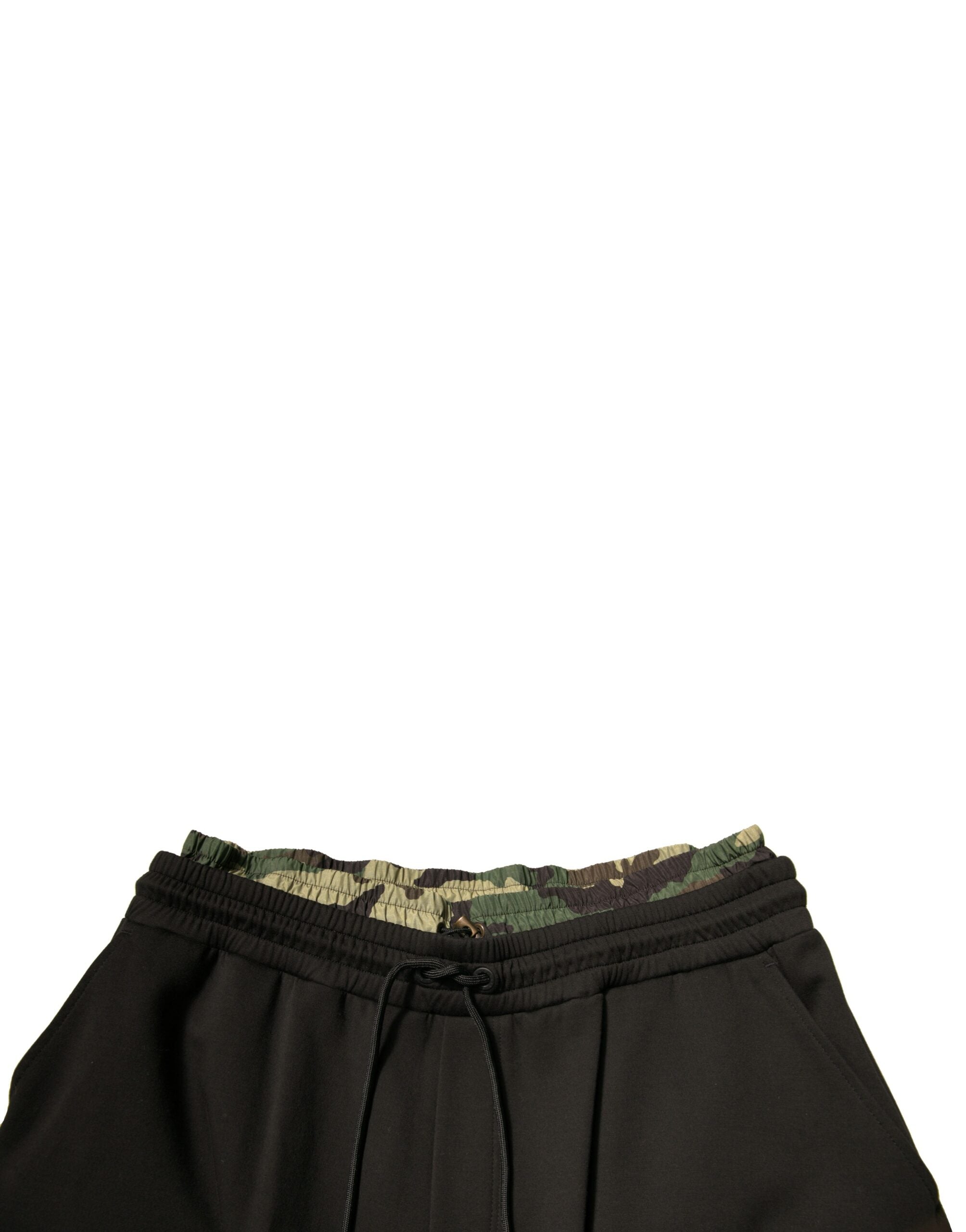 Dolce & Gabbana Black Camouflage Cotton Jogger Cargo Men's Pants