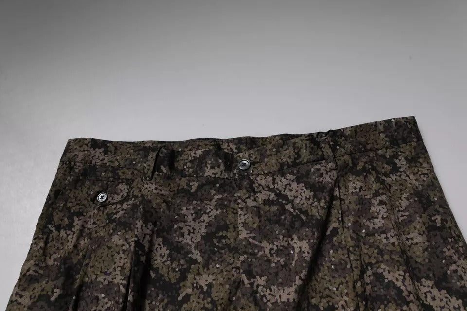 Dolce & Gabbana Multicolor Camouflage Men Dress Men's Pants