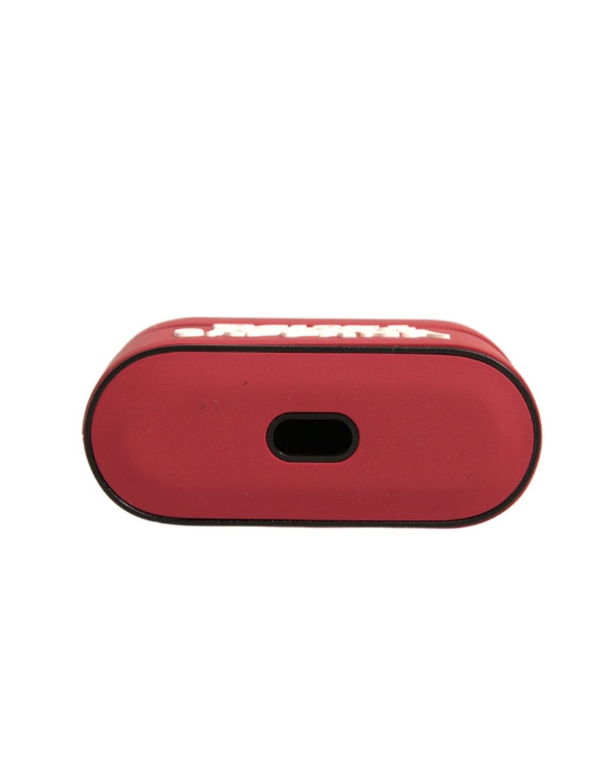 Dolce & Gabbana Red PVC Embossed Logo Plaque Holder Airpods  Case