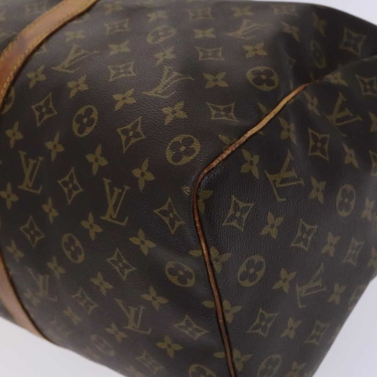 Louis Vuitton Keepall Monogram Canvas Brown Canvas Travel Bag Bag (Pre-Owned)