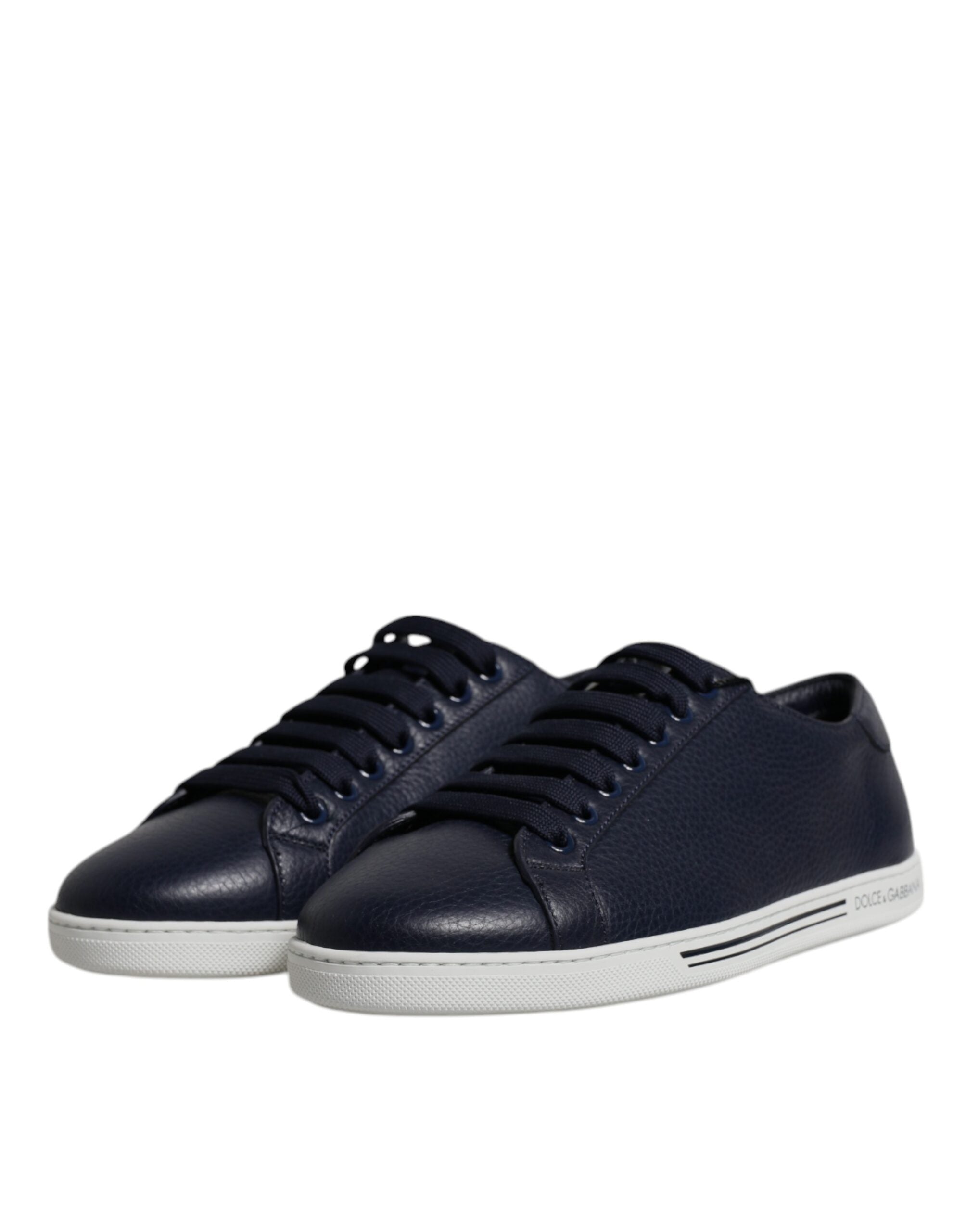 Dolce & Gabbana Blue Low Top Men Saint Tropez Sneakers Men's Shoes