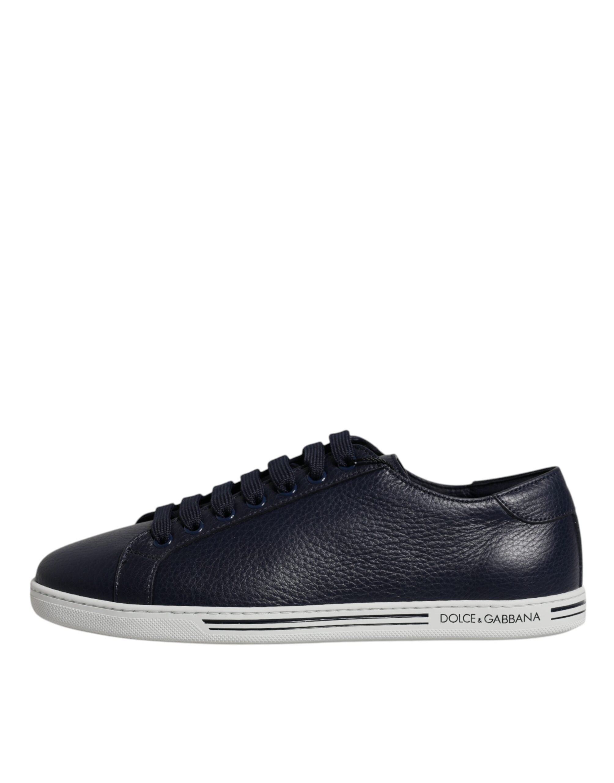 Dolce & Gabbana Blue Low Top Men Saint Tropez Sneakers Men's Shoes