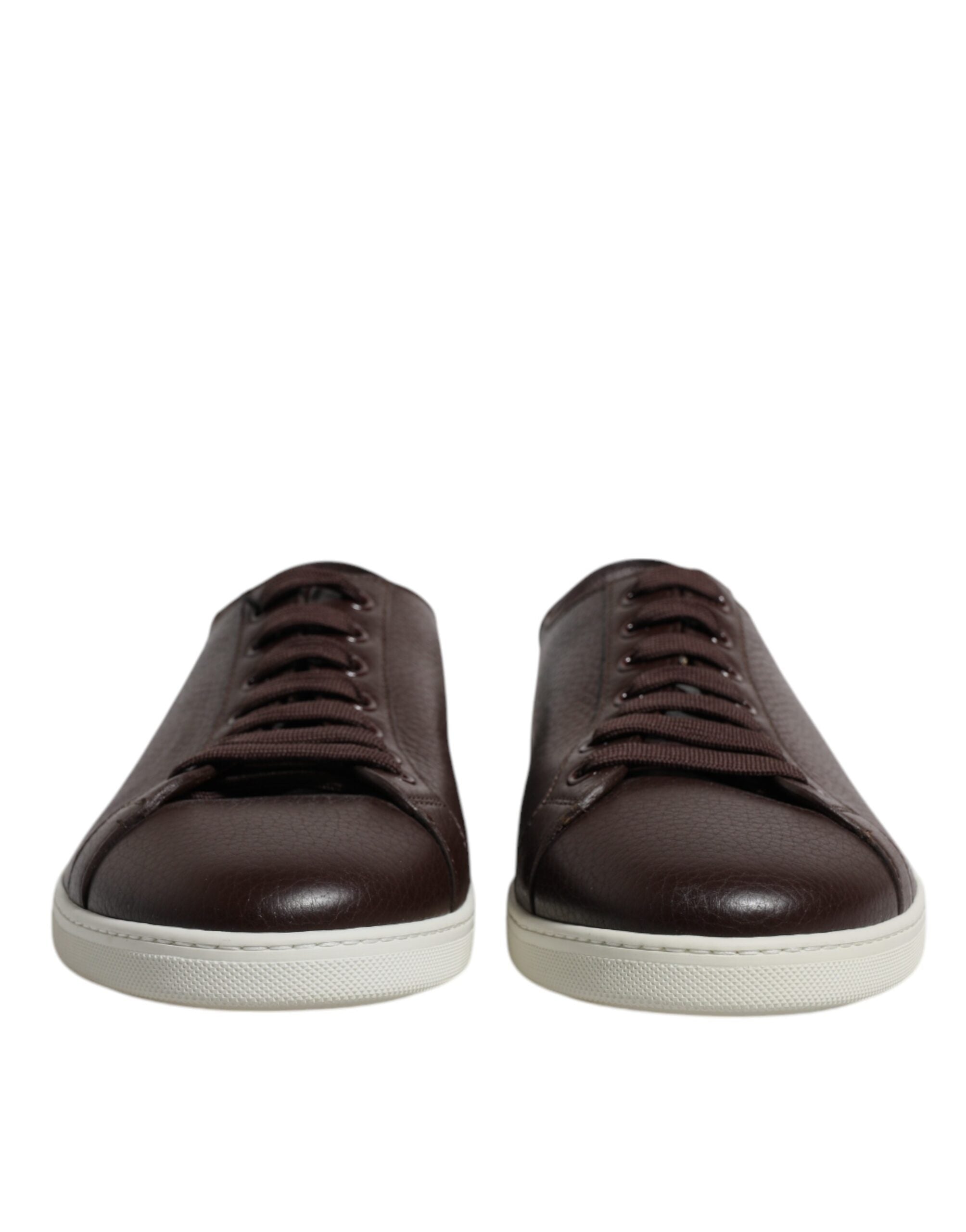 Dolce & Gabbana Brown Low Top Men Saint Tropez Sneakers Men's Shoes