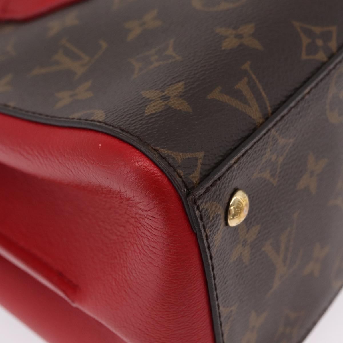 Louis Vuitton Florine Monogram Canvas And Leather Brown Canvas Handbag (Pre-Owned)