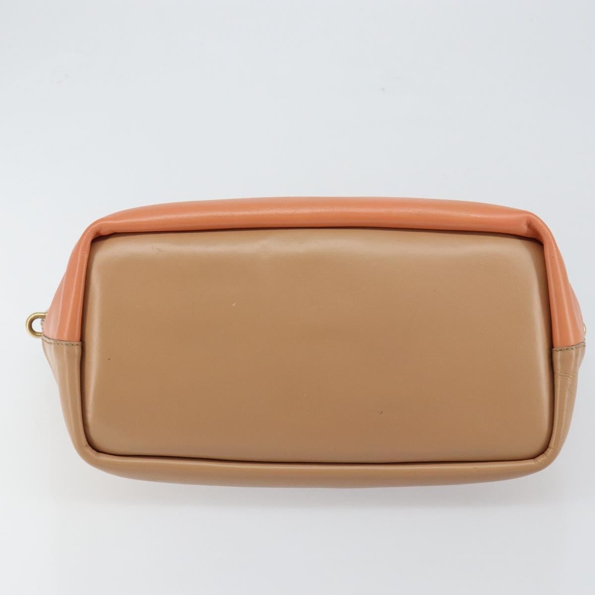 Chloe Bicolor Baylee Satchel Leather Orange Leather Handbag (Pre-Owned)