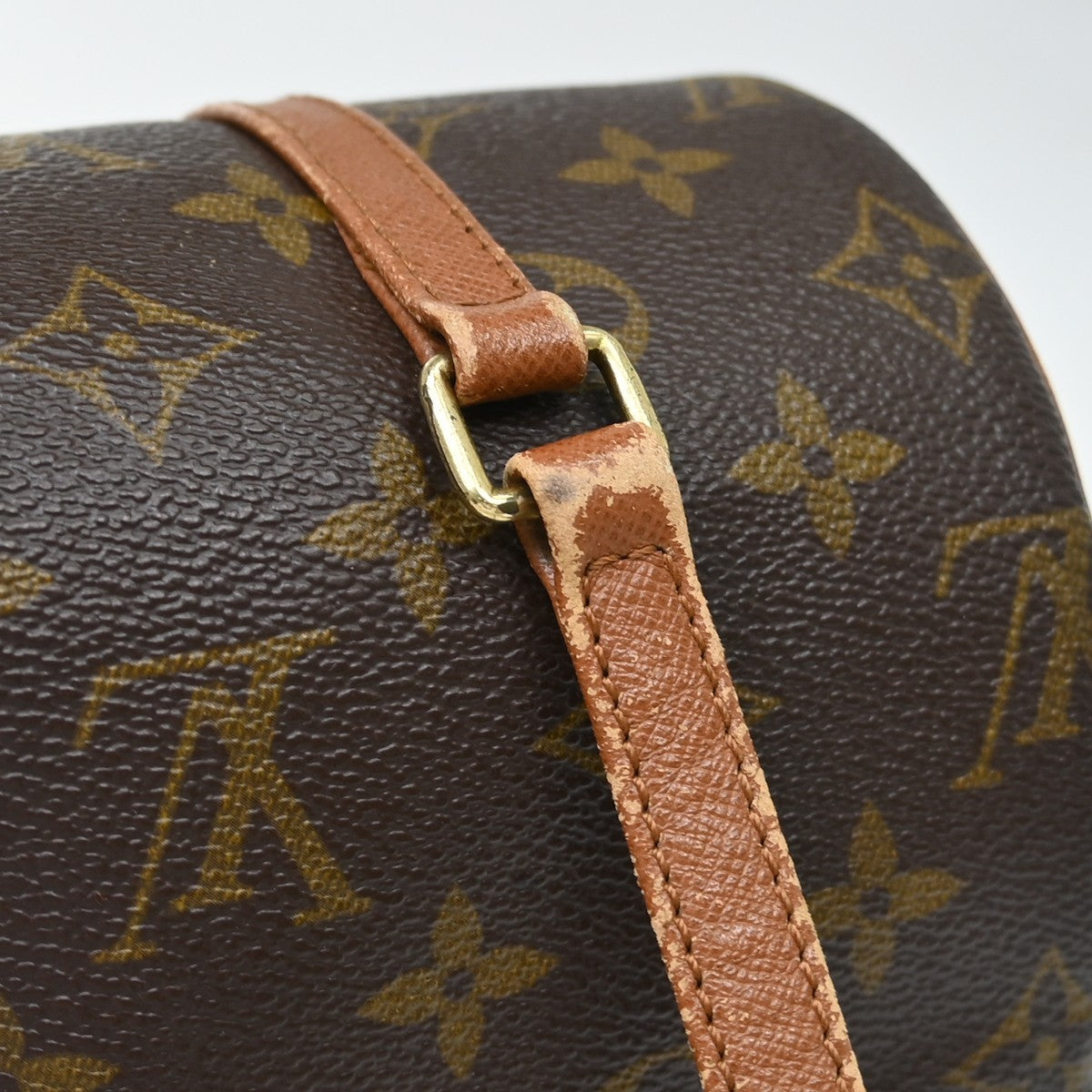 Louis Vuitton Papillon Monogram Canvas Brown Canvas Handbag (Pre-Owned)