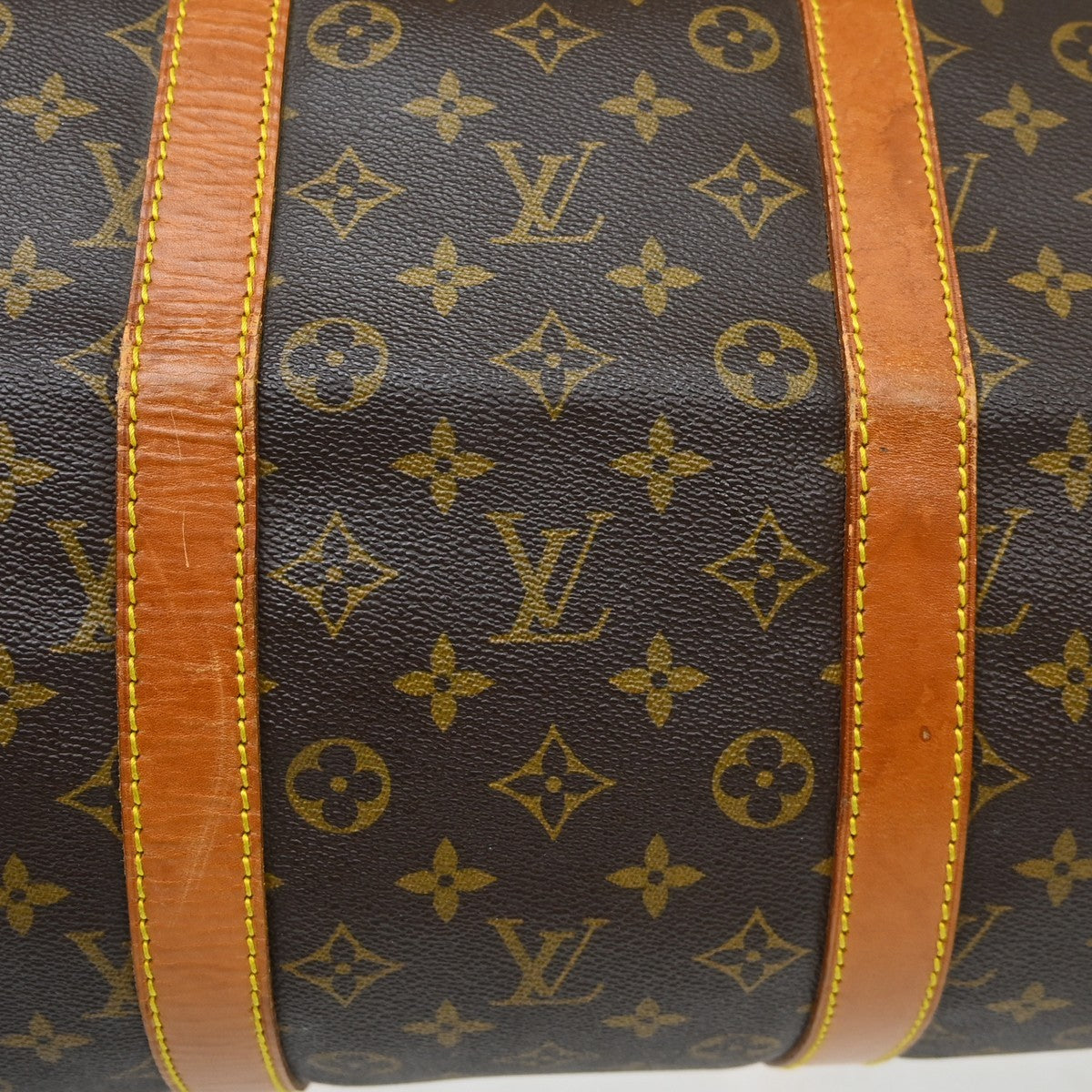 Louis Vuitton Keepall Monogram Canvas Brown Canvas Travel Bag Bag (Pre-Owned)