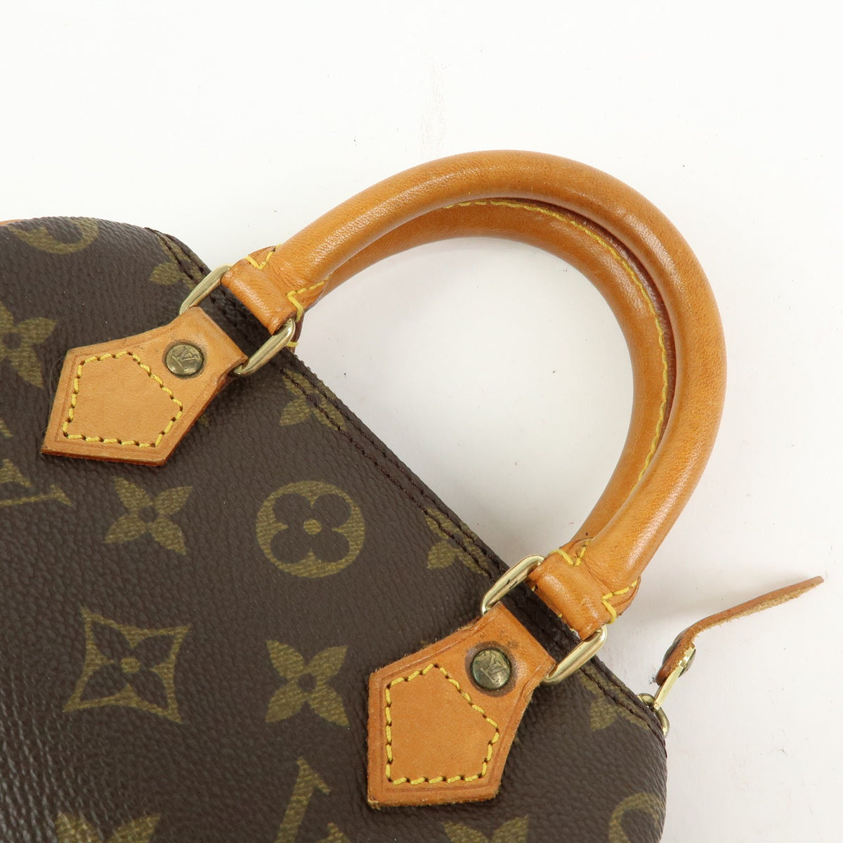Louis Vuitton Speedy Mini Hl Monogram Canvas Brown Canvas Handbag (Pre-Owned)