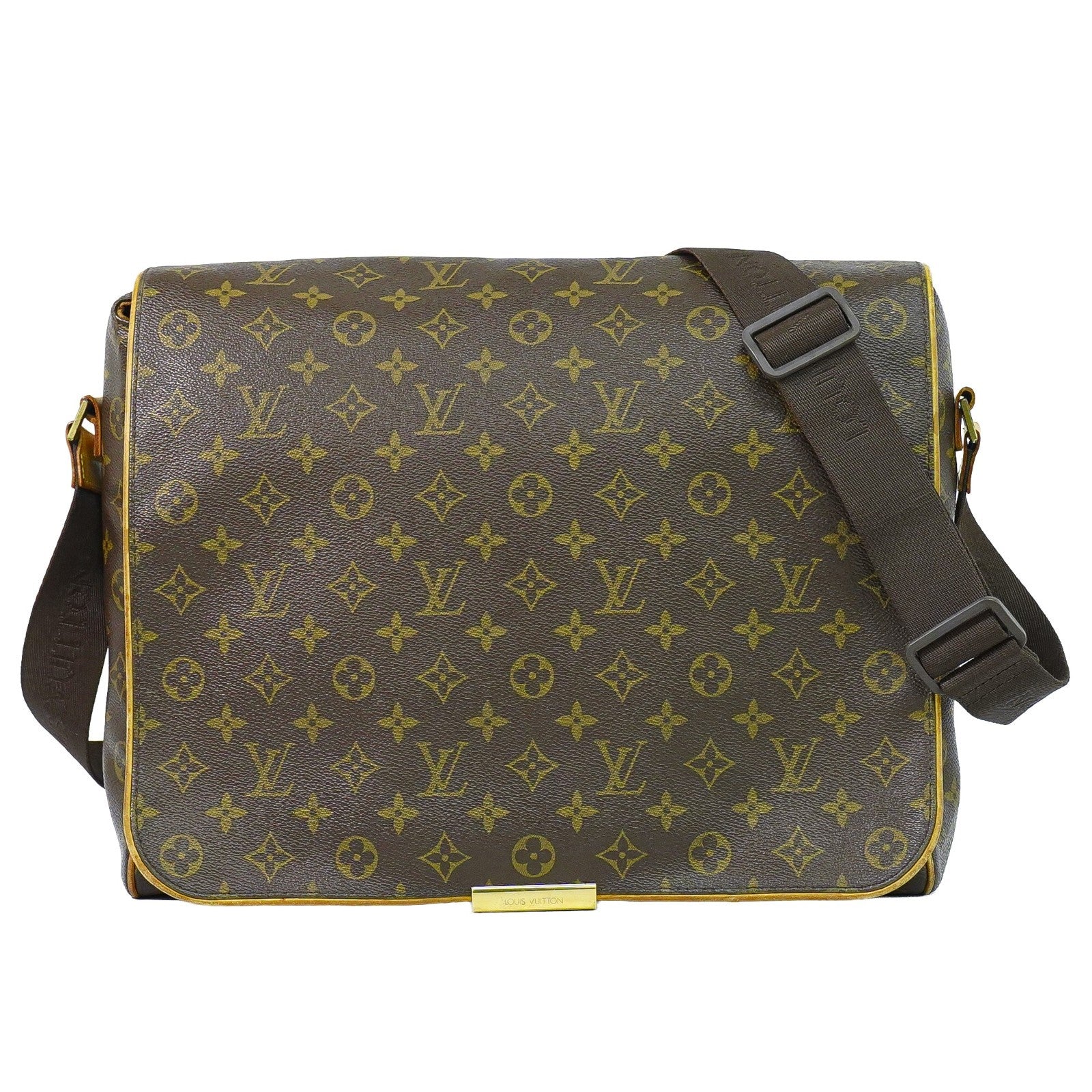 Louis Vuitton Abbesses Messenger Monogram Canvas Brown Canvas Shoulder Bag Bag (Pre-Owned)