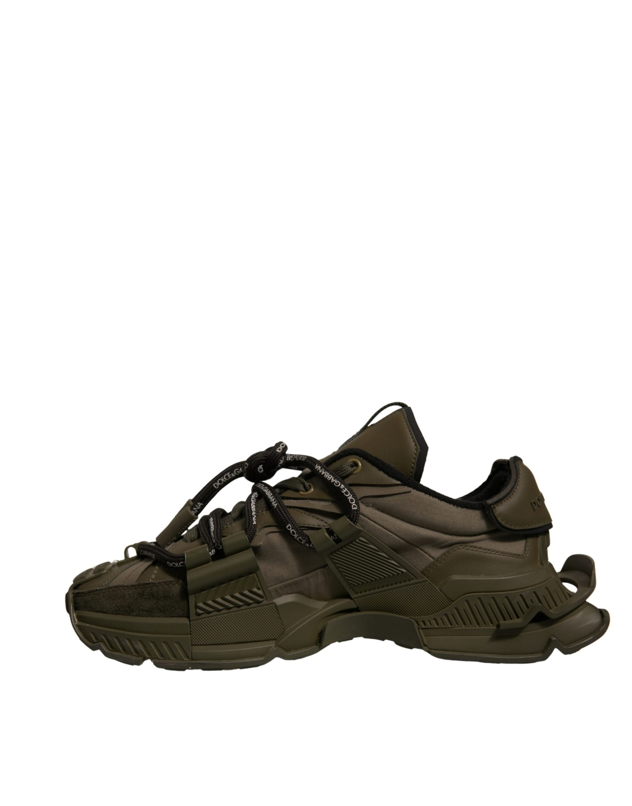 Dolce & Gabbana Military Green Space Low Top Sneakers Men's Shoes (Pre-Owned)