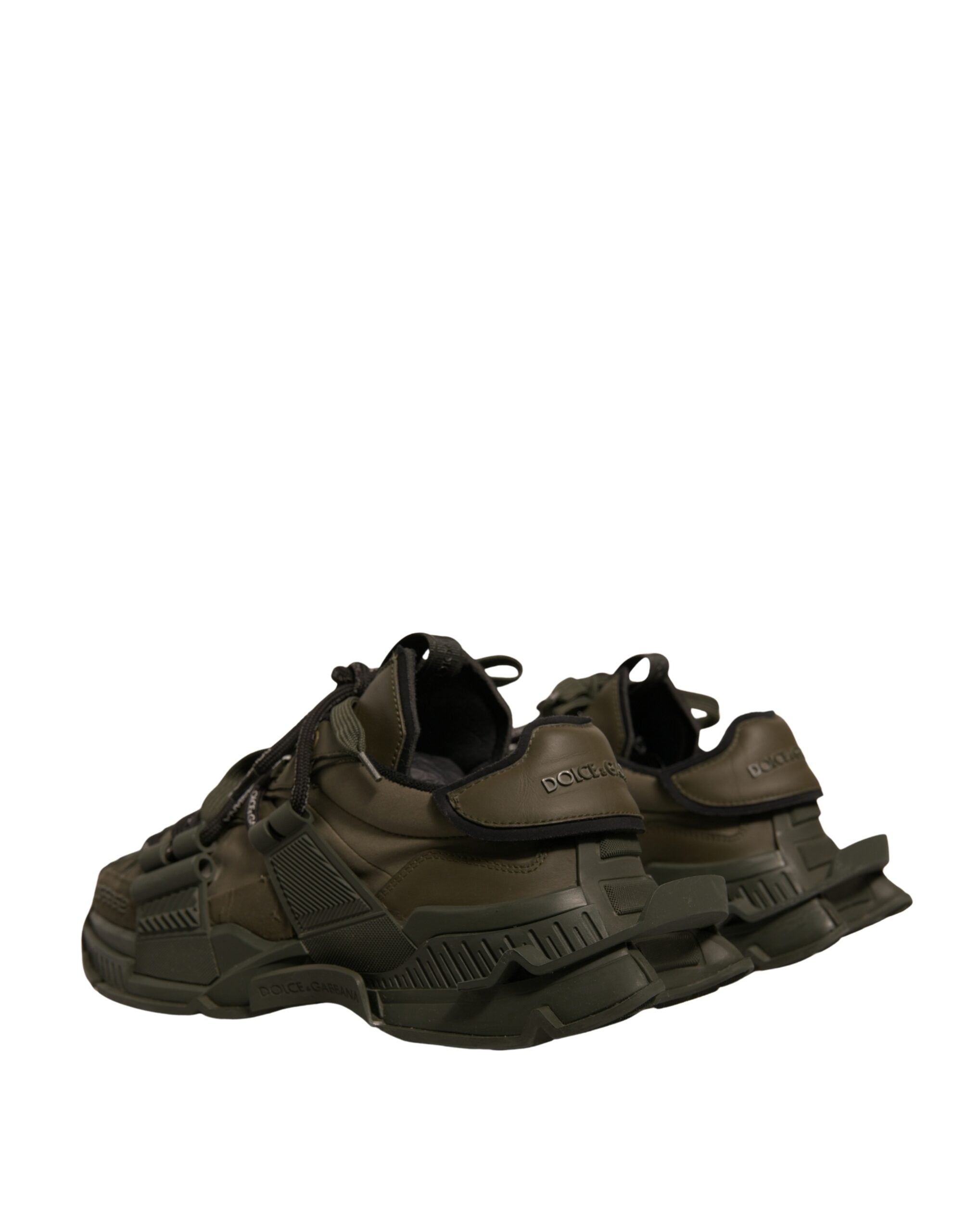 Dolce & Gabbana Military Green Space Low Top Sneakers Men's Shoes (Pre-Owned)