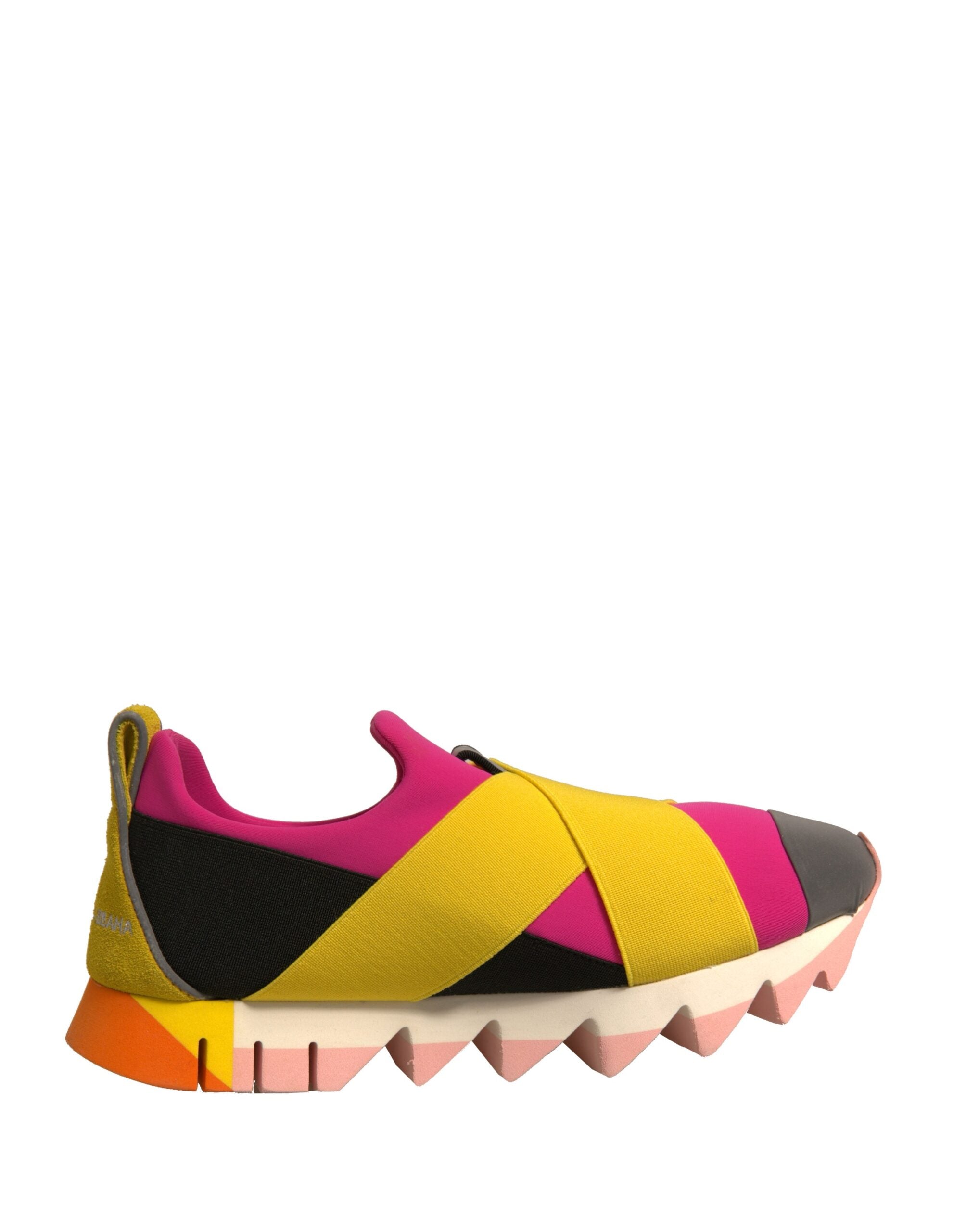 Dolce & Gabbana Multicolor Neoprene Elastic Ibiza Sneakers Women's Shoes (Pre-Owned)