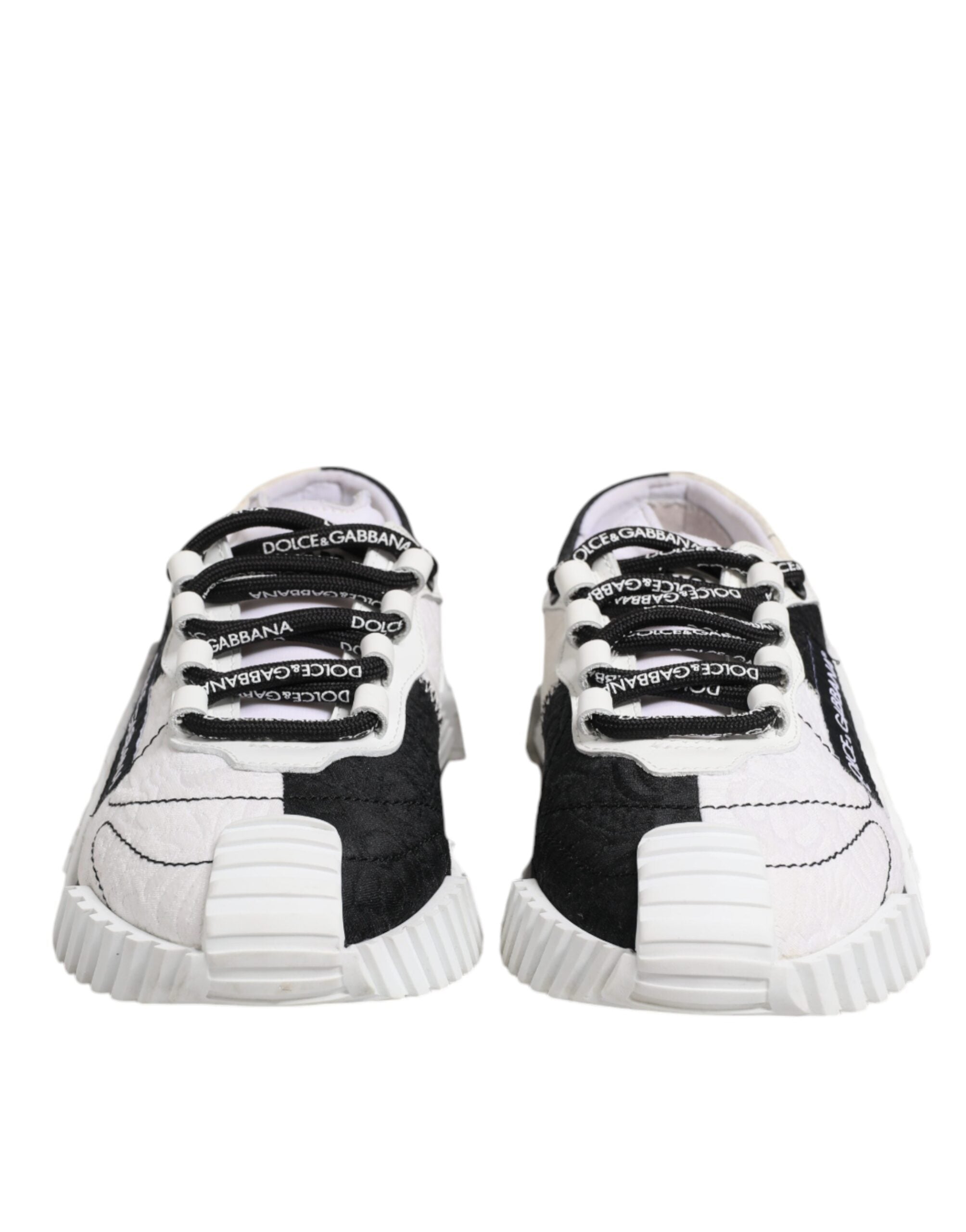 Dolce & Gabbana White Black NS1 Low Top Sneakers Women's Shoes (Pre-Owned)