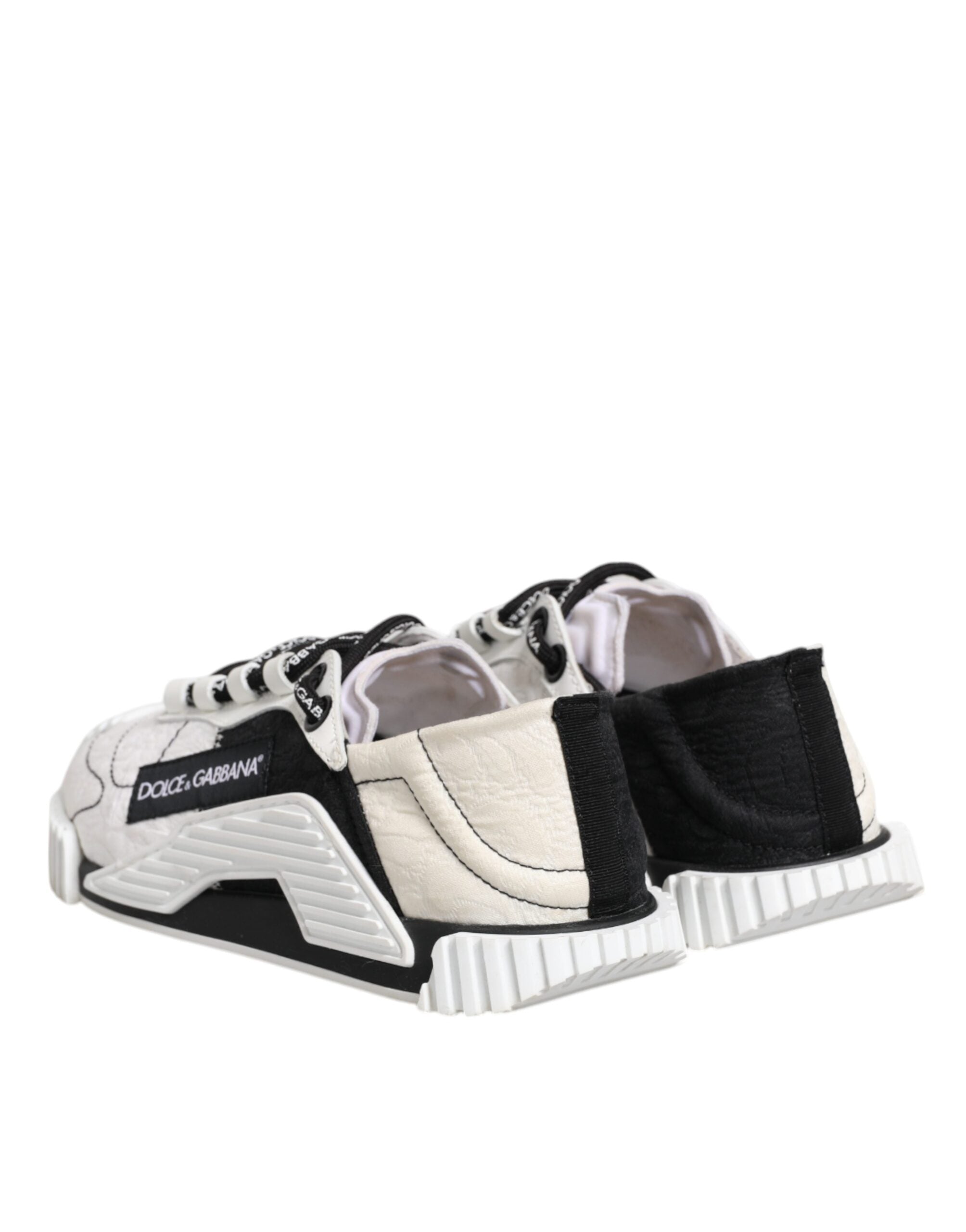 Dolce & Gabbana White Black NS1 Low Top Sneakers Women's Shoes (Pre-Owned)