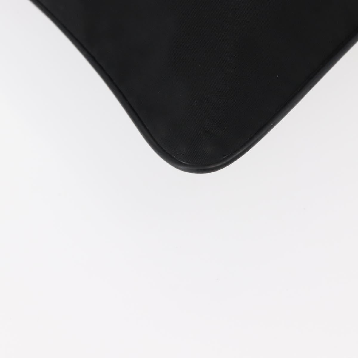 Prada Flat Messenger Tessuto Black Nylon Shoulder Bag Bag (Pre-Owned)