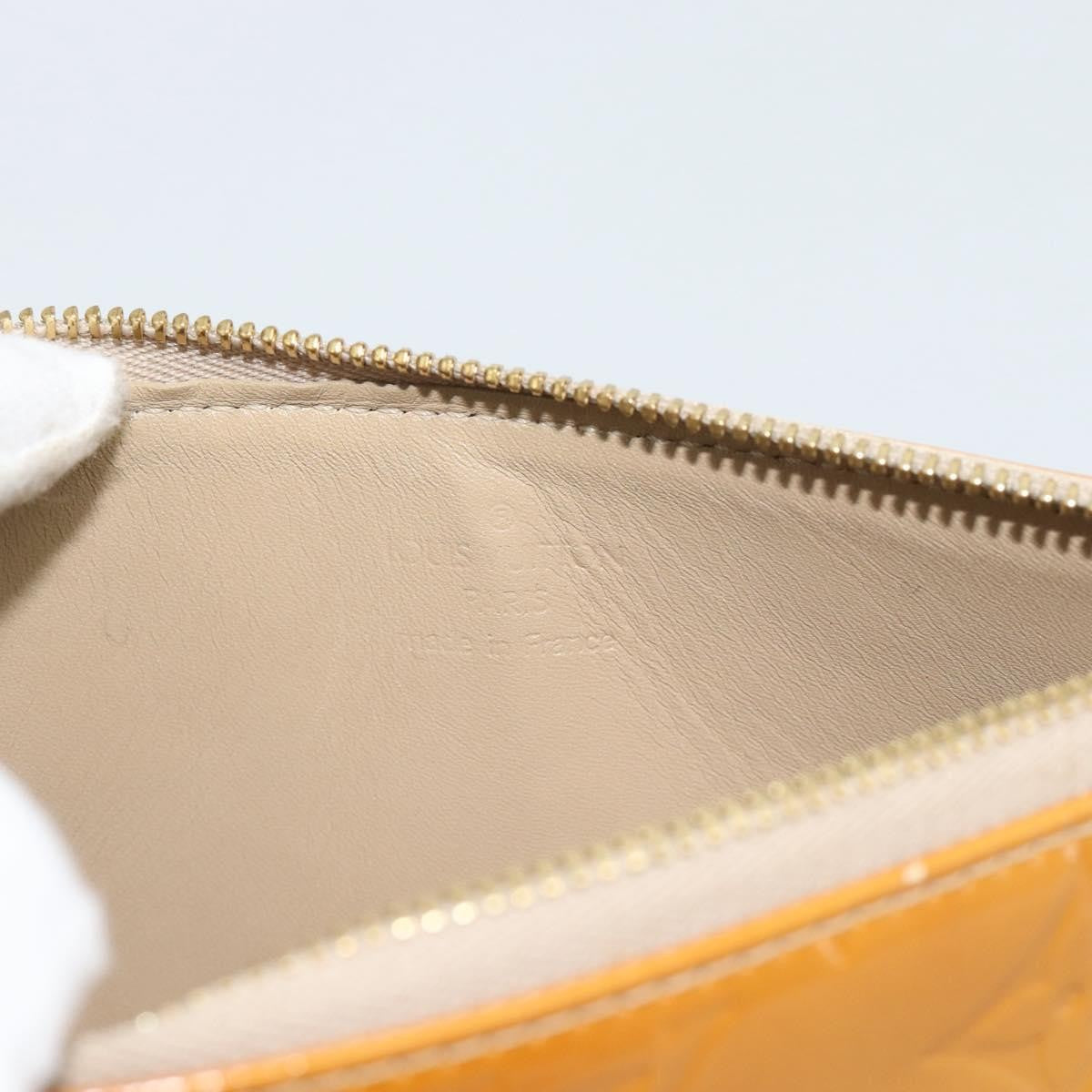Louis Vuitton Lexington Pochette Patent Leather Beige Patent_Leather Clutche & Pouche Bag (Pre-Owned)