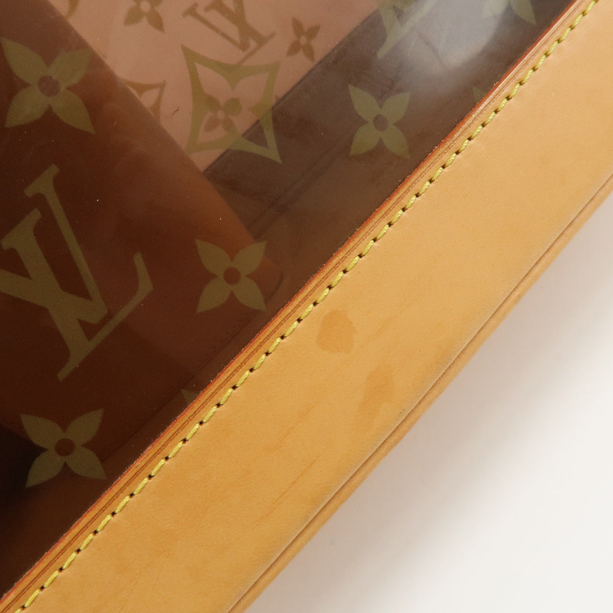 Louis Vuitton Sac Ambre Monogram Vinyl Brown Plastic Handbag (Pre-Owned)