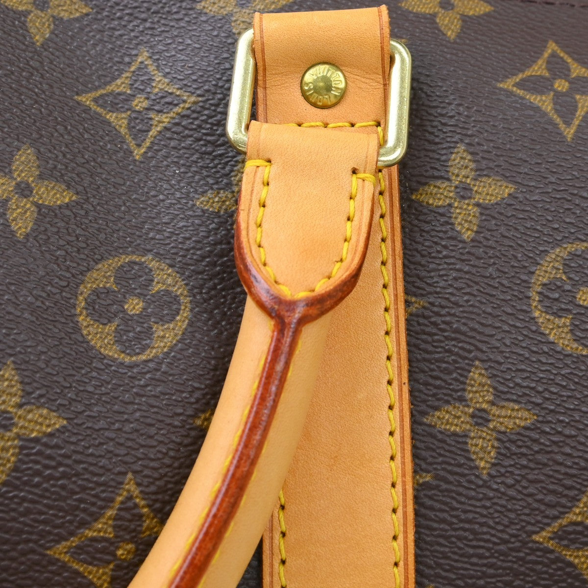 Louis Vuitton Keepall Bandouliere Monogram Canvas Brown Canvas Travel Bag Bag (Pre-Owned)