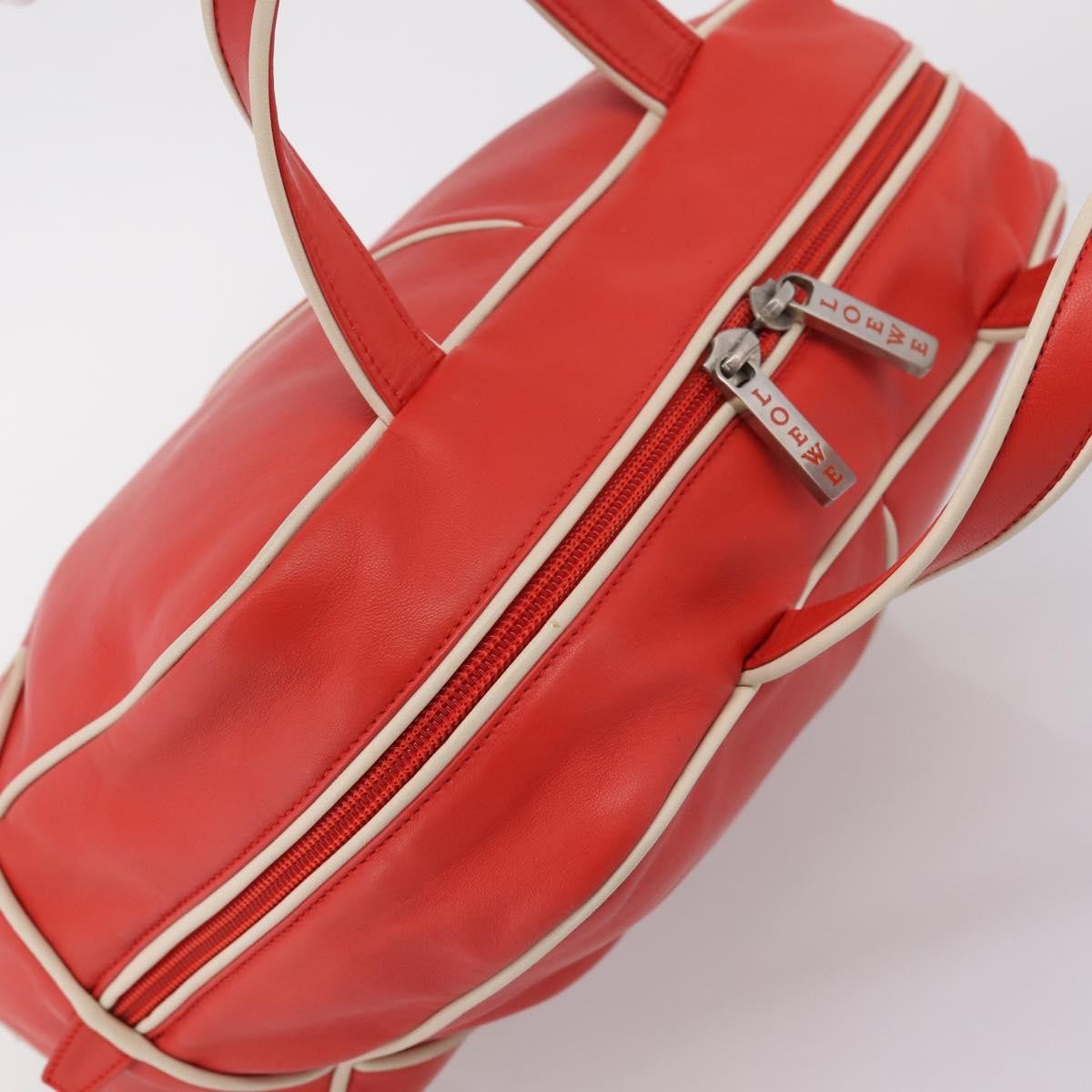 Loewe Vintage Leather Red Leather Shoulder Bag Bag (Pre-Owned)