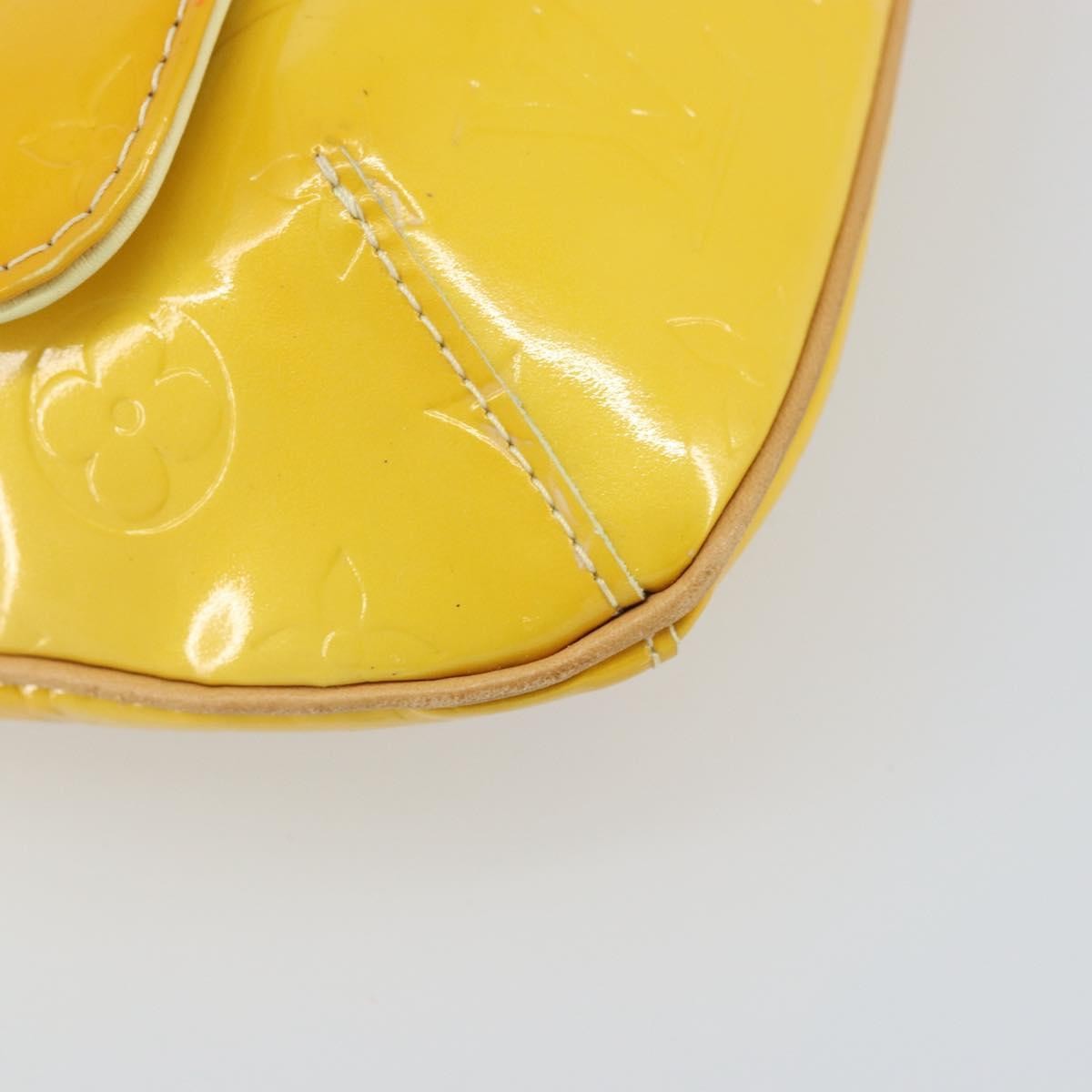 Louis Vuitton Thompson Street Monogram Vernis Yellow Patent_Leather Handbag (Pre-Owned)