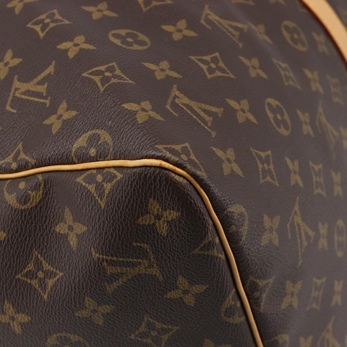 Louis Vuitton Keepall Monogram Canvas Brown Canvas Travel Bag Bag (Pre-Owned)