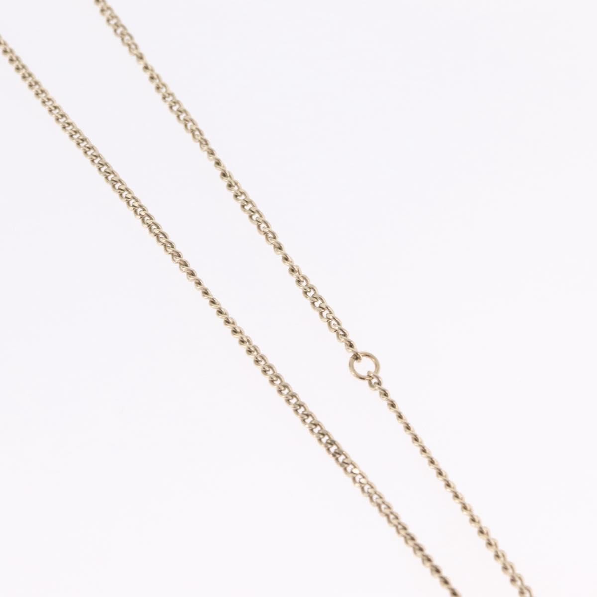 Chanel Multi-Logo Engraved Cc Pendant Metal With Crystals Gold Metal Necklace Jewelry (Pre-Owned)