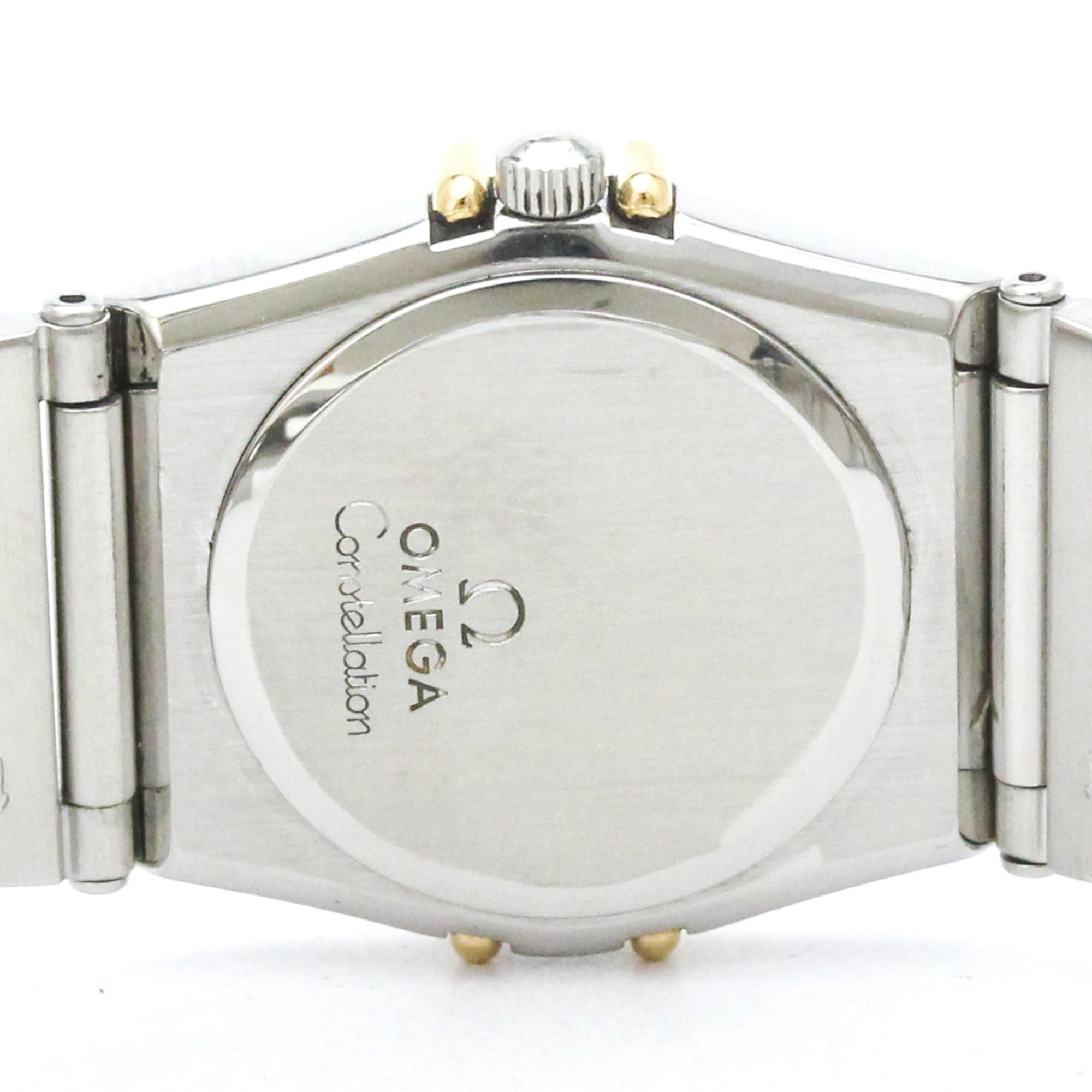 Omega Constellation Quartz Stainless Steel And Yellow Gold Watch (Pre-Owned)