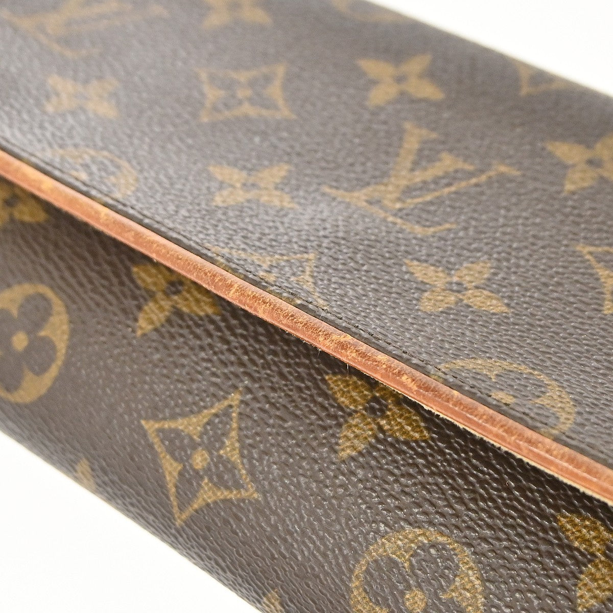 Louis Vuitton Twin Monogram Canvas Brown Canvas Clutche & Pouche Bag (Pre-Owned)
