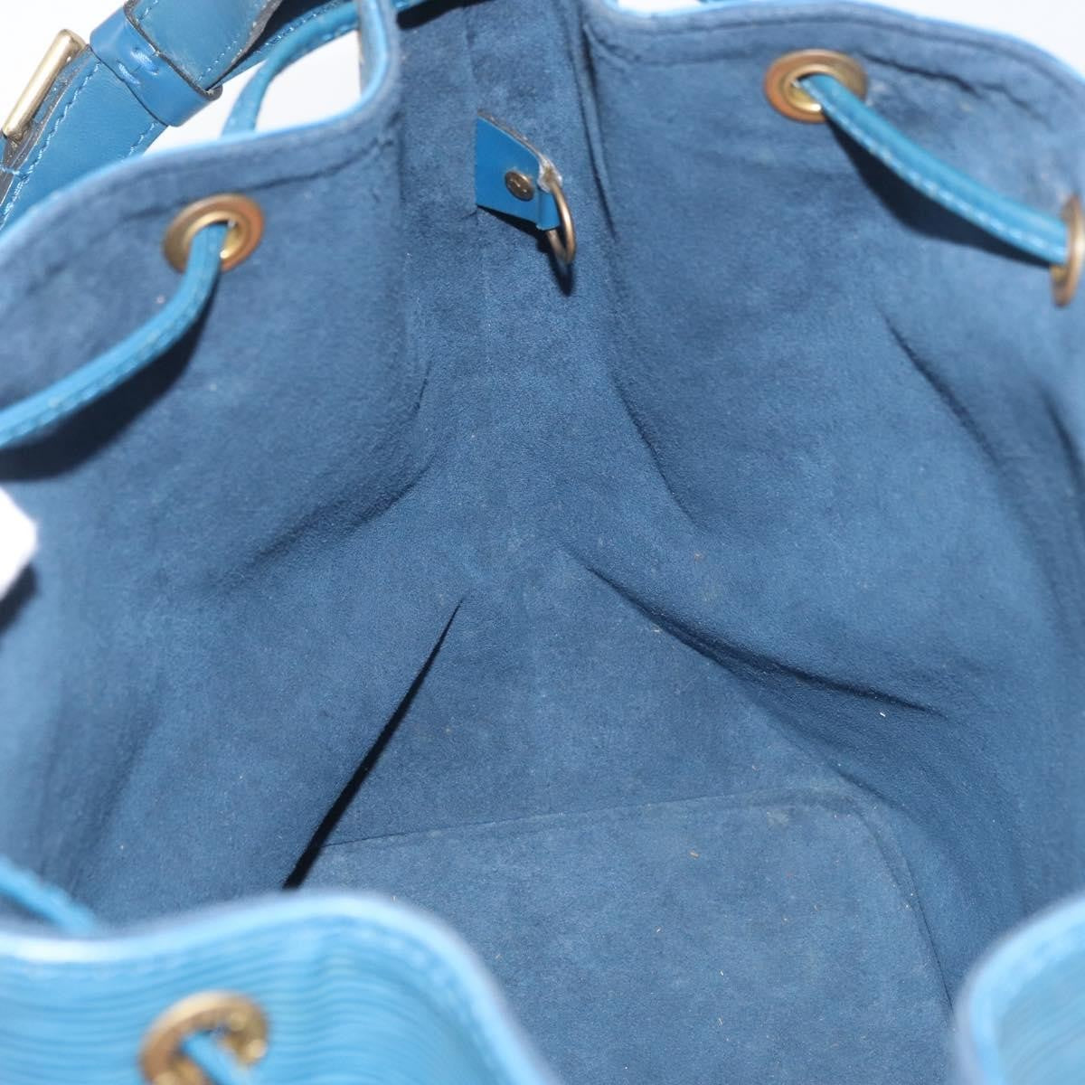 Louis Vuitton Petit Noe Epi Leather Blue Leather Shoulder Bag Bag (Pre-Owned)