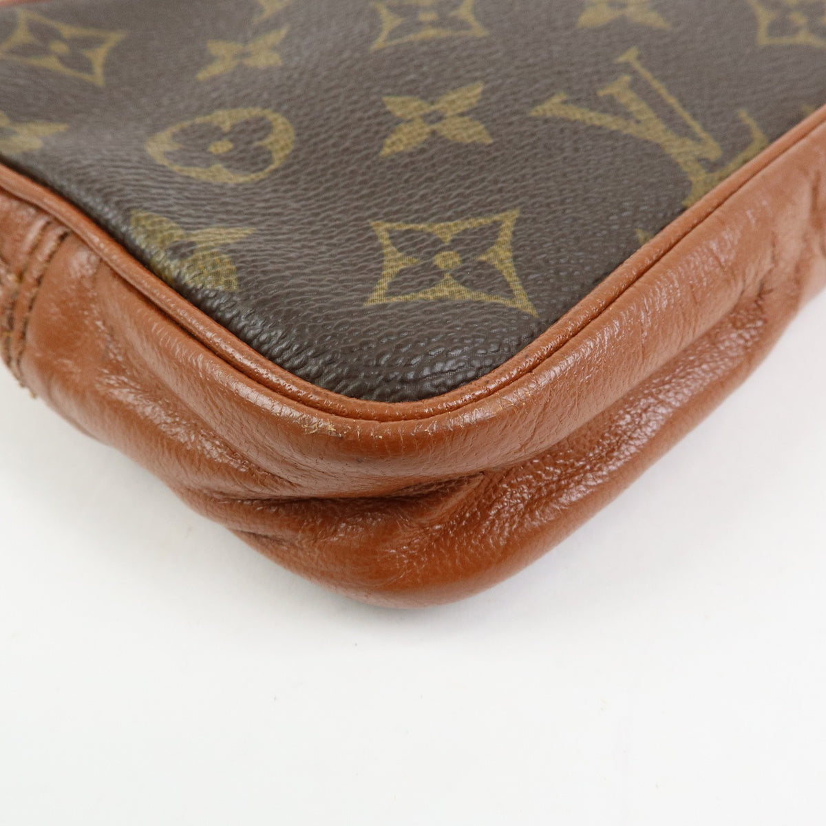 Louis Vuitton Pochette Marly Bandouliere Monogram Canvas Brown Canvas Handbag (Pre-Owned)