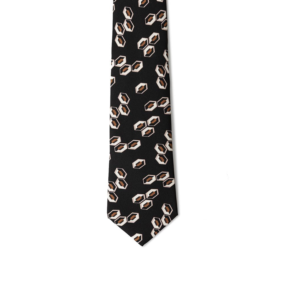 Giorgio Armani Black Silk Ties & Men's Bowty