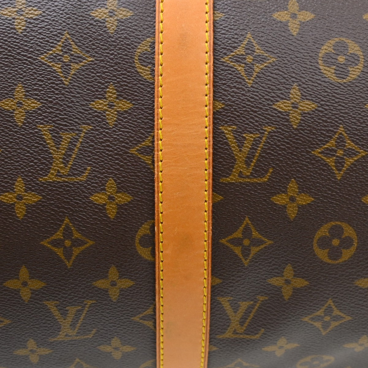 Louis Vuitton Keepall Monogram Canvas Brown Canvas Travel Bag Bag (Pre-Owned)