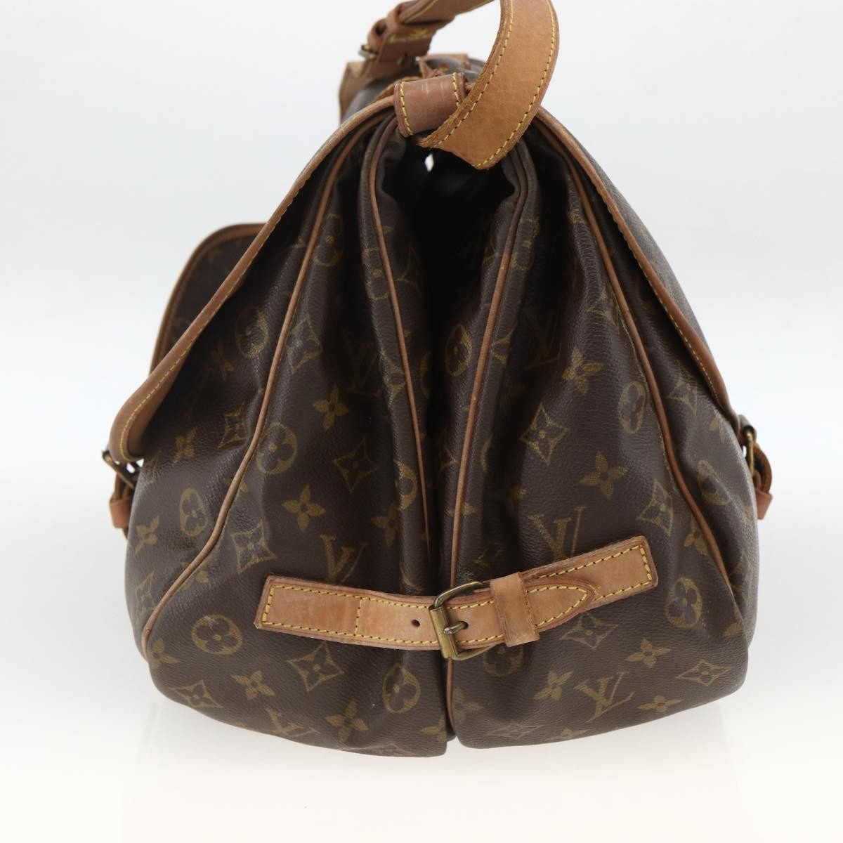 Louis Vuitton Saumur Monogram Canvas Multicolour Canvas Shoulder Bag Bag (Pre-Owned)