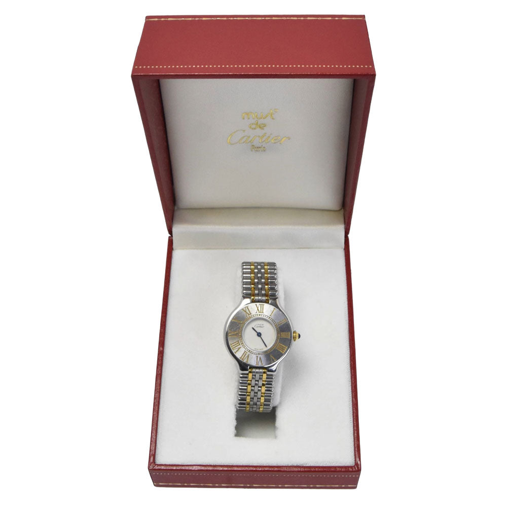 Cartier Must De Cartier 21 Stainless Steel Watch (Pre-Owned)