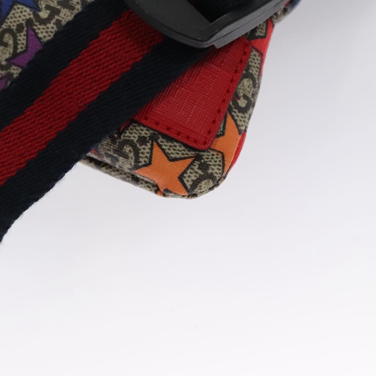 Gucci Children's Drawstring Printed Gg Coated Canvas Multicolour Canvas Backpack Bag (Pre-Owned)