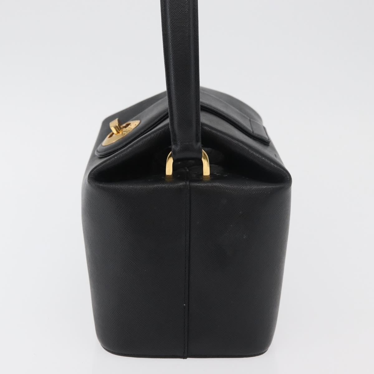 Givenchy Vintage Leather Black Leather Briefcase Bag (Pre-Owned)