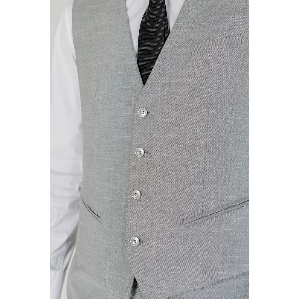 Antony Morato Gray Polyester Men's Waistcoat