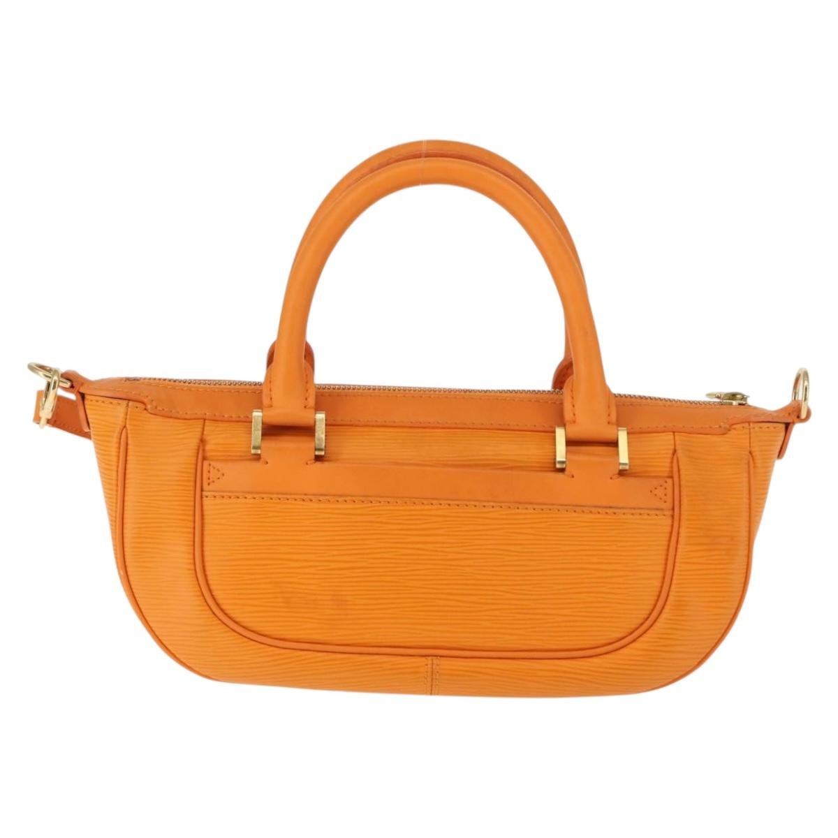 Louis Vuitton Danura Epi Orange Leather Handbag (Pre-Owned)