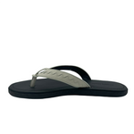 Bottega Veneta Men's White/Black Leather Thong Sandal 40/US 7