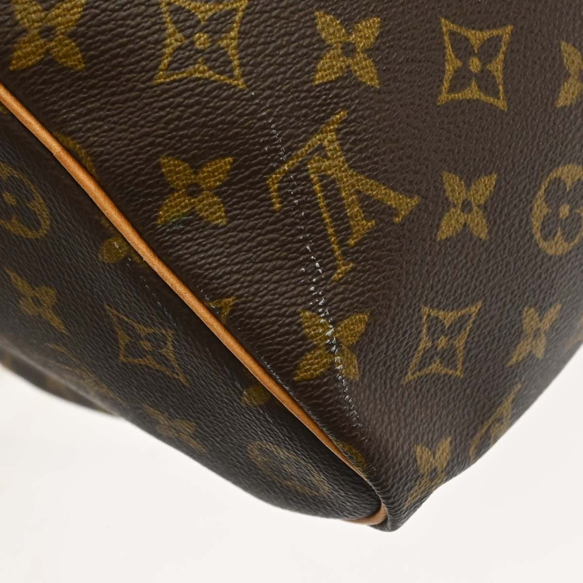 Louis Vuitton Keepall Monogram Canvas Brown Canvas Travel Bag Bag (Pre-Owned)