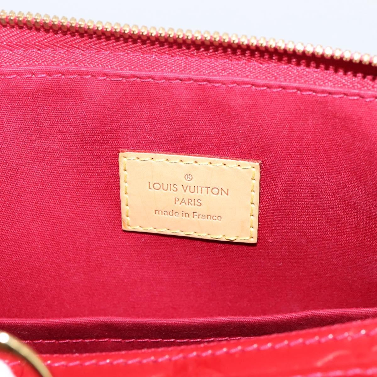 Louis Vuitton Montana Monogram Vernis Red Patent_Leather Handbag (Pre-Owned)