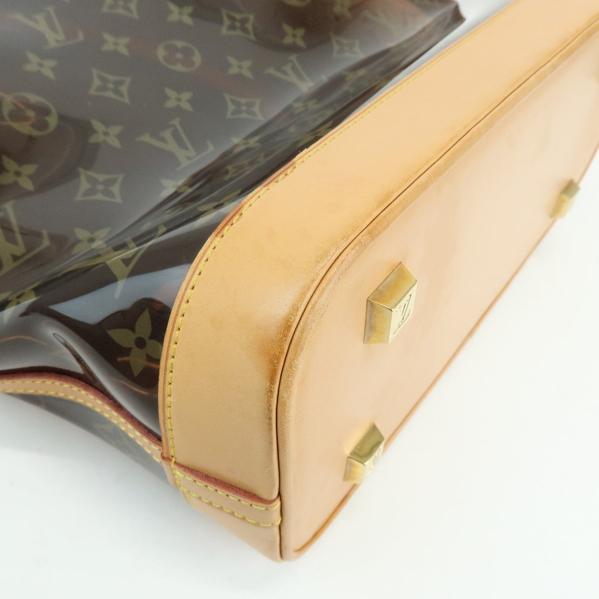 Louis Vuitton Sac Ambre Monogram Vinyl Brown Plastic Handbag (Pre-Owned)