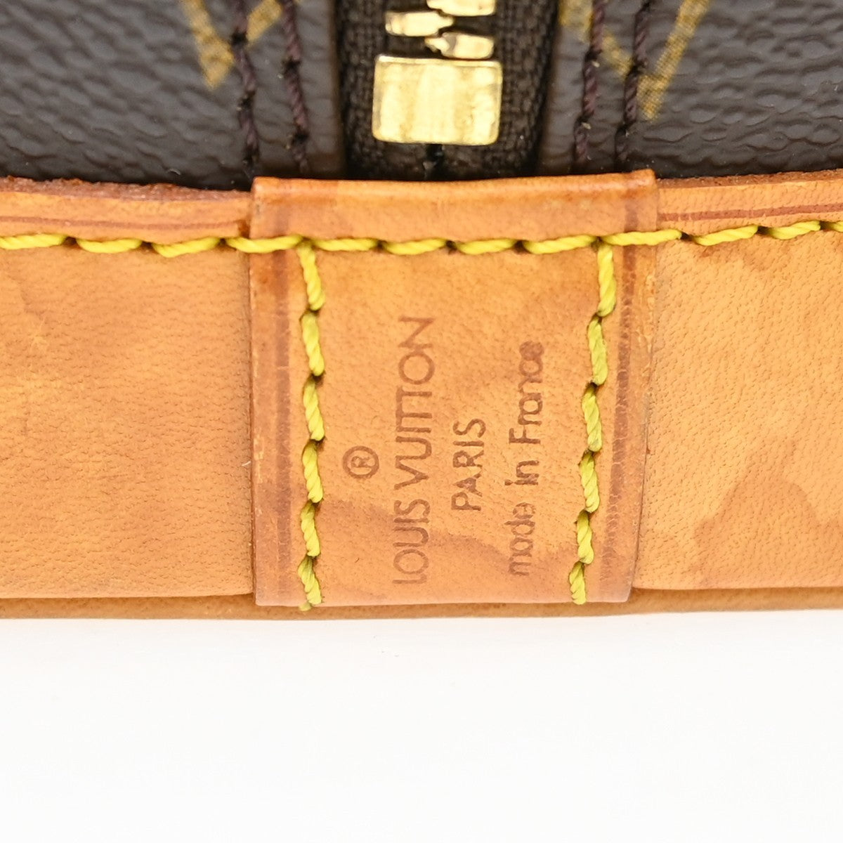 Louis Vuitton Alma Monogram Canvas Brown Canvas Handbag (Pre-Owned)