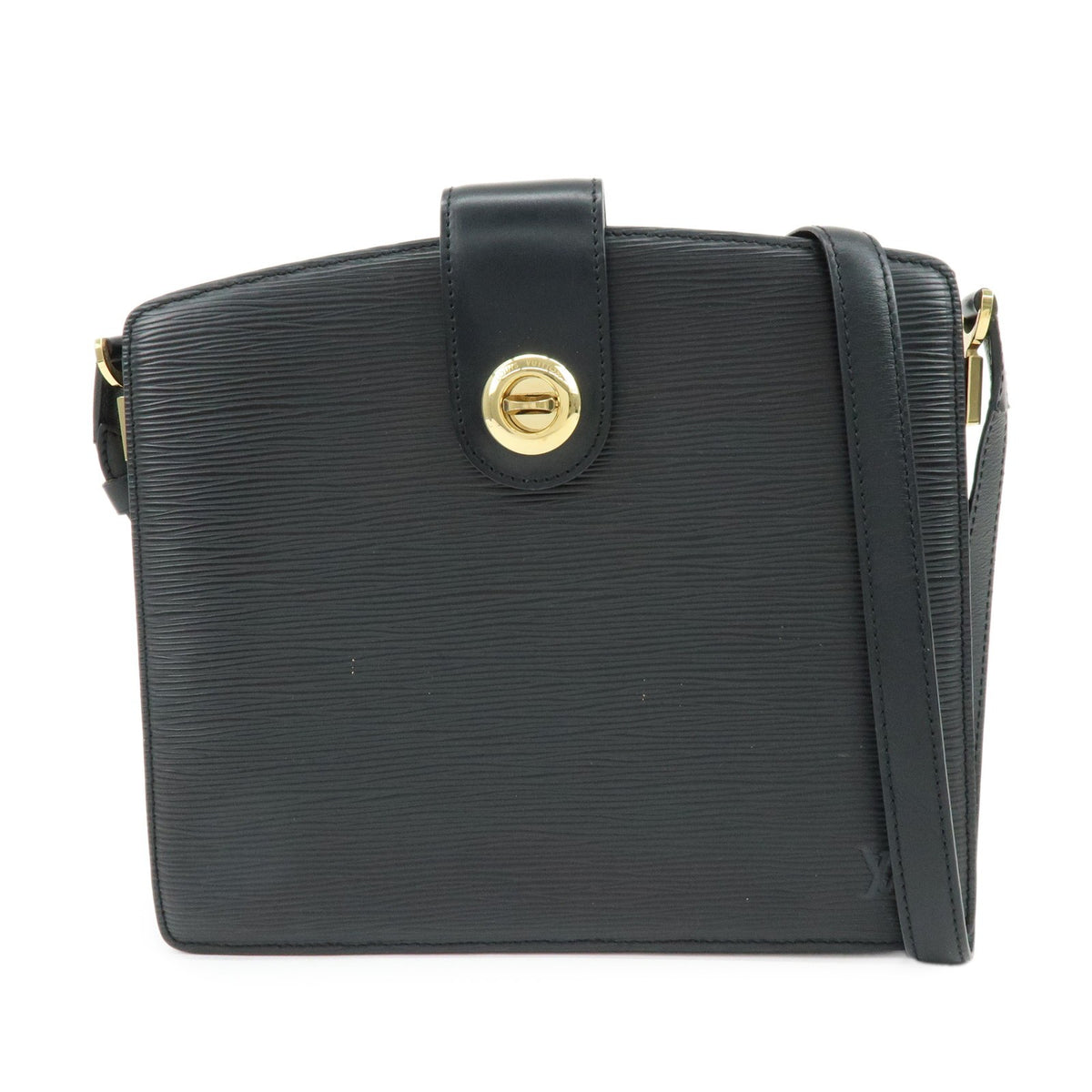 Louis Vuitton Capucines Epi Leather Black Leather Handbag (Pre-Owned)